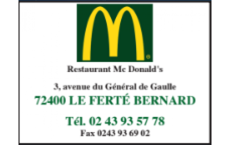 MCDONALD'S LA FERTE